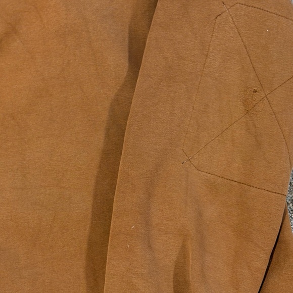 Vintage Kodiak Xtreme Workwear Brown Quarter Zip Pullover Fleece Lined Canada L - Picture 4 of 10